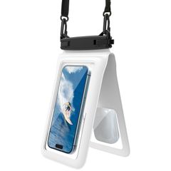 新品 MoKo スマホ防水ケース タブル収納ケース 防水規格IP68 完全防水 ビニール製 2台スマホ/クレジットカード/現金/鍵など共に収納対応 iPhone16 Pro Max/15/14/13/12/11/Galaxy S23 Ultra/S22/S21