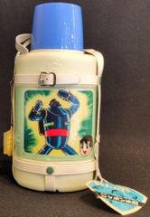 昭和レトロ グレンダイザー アニメキャラクター 水筒 500ml 青色