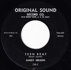 米7” Sandy Nelson Teen Beat OR5 Original Sound /00080