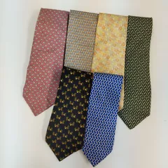 まとめ売り　Salvatore Ferragamo サルバトーレフェラガモ　6色　ネクタイ　6本　L879