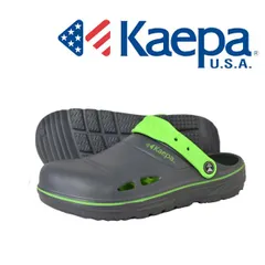 Kaepa サンダル 《チャコール×グリーン》新品 未使用 ケイパ 軽量 低反発 凸凹ソール クロッグ スリッポン サンダル【D3B】ファッション メンズ 25cm 26cm 27cm 28cmのサムネイル
