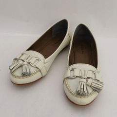 人気】☆REGAL キルト タッセル モカシン デッキシューズ 白 23cm 