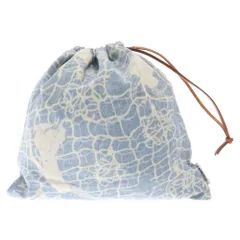 LOEWE (ロエベ) PAULAS IBIZA パウラズイビザ デザインデザインドローストリングスバッグ 巾着 ポーチ インディゴ 702217のサムネイル