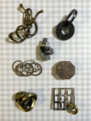 【7個セット】 はずる　HUZZLE  知恵の輪　ハナヤマ