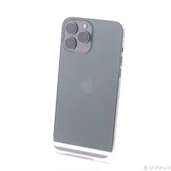 〔中古品〕 iPhone13 Pro Max 256GB アルパイングリーン NNCV3J／A SIMフリー【344】