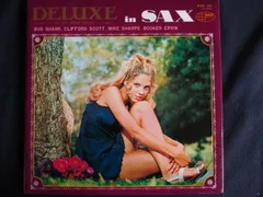 LP/レコード 0074■バッドシャンク マイクシャープ クリフォードスコット他 オムニバス/デラックス イン サックス/ブックレット付/WKB015