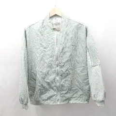 ◇ ⊇ SHANDU コーデュロイ 長袖 ブルゾン サイズ表記なし ミント系 レディース E  【1503310009385】