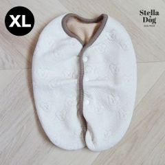 ★OUTLET【閉店セール全品半額】ブローチ付きくまさんベスト　XL  アウトレット　犬服　ドッグウェア