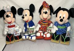 セガ　アミューズメント景品　ディズニー　ミッキー　ミニー　浴衣　ぬいぐるみ　4体おまとめ
