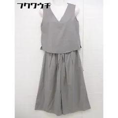 ◇ YECCA VECCA イェッカ ヴェッカ ノースリーブ オールインワン サイズF グレー レディース 【中古】 【1105140003320】のサムネイル