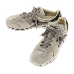 【中古】ディアドラ Diadora HERITAGE EQUIPE スエード スニーカー グレー【サイズ28cm】【メンズ】