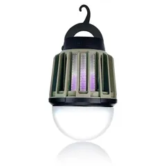 TIGHUG 2way 電撃殺虫 LED 充電式 ランタン キャンプ 携帯 ライト 車中泊 防災 災害 防水 のサムネイル