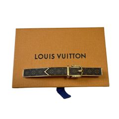 LOUIS VUITTON ルイヴィトン バレッタ ループ ヘアクリップ モノグラム 髪留め M00566 AK0271