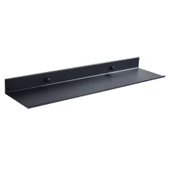 ☆ ブラック ☆ ウォールシェルフ 壁掛け ラック 50cm ウォールシェルフ 壁掛け ラック 50cm 棚 飾り棚 壁収納 天板 収納 壁掛 軽量 軽い 高級感 ウォール シェルフ アイアン 金属 シンプル モダン スタイリッシュ 薄い 薄型 壁 取り付け