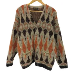 ジャーナルスタンダードホームステッド JOURNAL STANDARD J.S HOMESTEAD モヘア レトロ ノルディック カーディガン メンズ import：M 