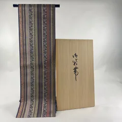 博多織 小森草木染工房 小森久 袋帯 全通柄 リバーシブル 未使用イ5933 ff6623e30f0c070509cad87771a061