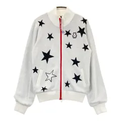 サイズ：L CALLAWAY キャロウェイ  裏地付 ニットジャケット ウール混 星柄 ホワイト系 [240101337142] ゴルフウェア レディース ストスト