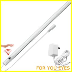【人気商品】AuyiHomu バーライト LED キッチンライト タッチレス 調光 マグネット 40cm 12V 間接照明 明るい 薄型 スリム 工事不要 棚下/台所/洗面所/パソコン照明/読書(昼光色/6000K)