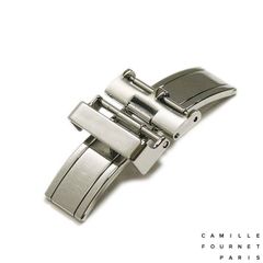 Camille Fournet カミーユフォルネ　D バックル　SS 20mm Camille Fournet（カミーユ・フォルネ） 両開き Dバックル シルバー