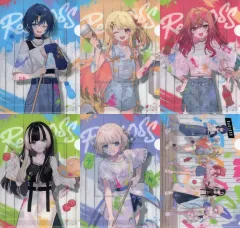 【中古】クリアファイル 全6種セット オリジナルA5サイズクリアファイル 「バーチャルYouTuber ホロライブ ReGLOSS×ファミリーマート」 対象商品購入特典