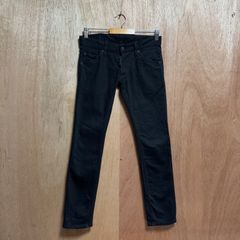 希少【dsquared2 ディースクエアード  【商品名】Regular Clement Jean /ストレッチ デニム パンツ/ブラックデニム