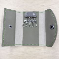 本革 4連キーケース キーカバー	ベージュ	ストラップ ハンドメイド/工房エールヨコハマ