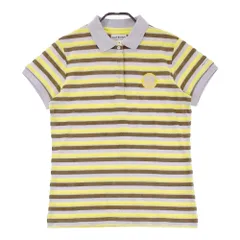 サイズ：2 JACK BUNNY ジャックバニー  半袖ポロシャツ ボーダー柄 イエロー系 [240101503466] ゴルフウェア レディース ストスト