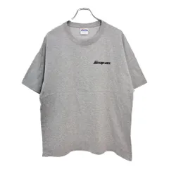 00年代 Snap-on スナップオン アニマルプリント イーグル 半袖Ｔシャツ 企業ロゴ グレー(メンズ XL)中古 古着 U2511のサムネイル