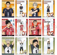 【中古】キャラカード 全12種セット 「ハイキュー!! トレーディングクリアカード」