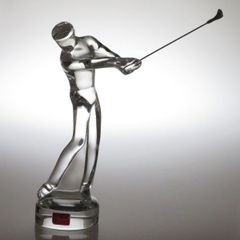 バカラ フィギュリン ● セントアンドリュース ゴルフ スイング A 金属 クラブ振り上げ ST ANDREWS セントアンドルース Golf