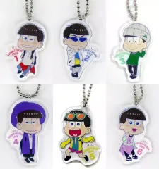 【中古】キーホルダー・マスコット(キャラクター) 全6種セット 「おそ松さんカフェ2017 アクリルキーホルダー」