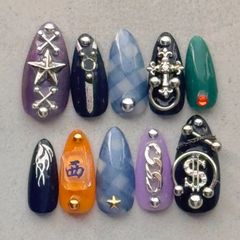 概念ネイルチップオーダー ✮ Customer order 🐙🌟 にじさんじ ／ S.C.R.E.A.M * 星導 ショウ