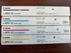 キャノントナー4本セット　NPG-52　（ブラック・シアン・マゼンタ・イエロー）新・旧箱のサムネイル
