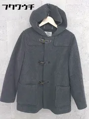 ■ J.PRESS ジェイプレス フード付き コート サイズL ダークグレー メンズ 【中古】 【1002801036447】