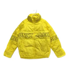 中古 レディース ジャックバニー Jack Bunny!! ダウンジャケット 1(M) 黄 イエロー 2WAY ダブルジップ 防寒
