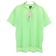 未使用 adidas アディダス トレーニング 半袖 Tシャツ M 黄緑 レディース 古着