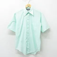 L/古着 JCペニー 半袖 シャツ メンズ 80s 薄緑 グリーン 24aug03 中古 トップス