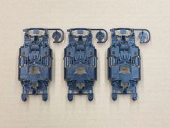 ミニ四駆　ＭＳ軽量センターシャーシ　ブラック　３個セット