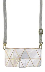 iPhone8 iPhone7  ケース 手帳型 アイフォン8 アイフォン7 スマホケース スマホショルダー レザー ストラップ 大理石 マーブル 幾何学模様 おしゃれ 派手 調節可能 130cm  カラー06