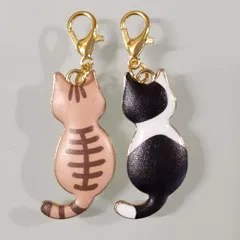 【97】ミニサイズ♡ファスナーチャーム♡2個セット♡猫
