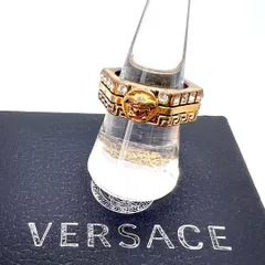 ヴェルサーチ　Versace ベルサーチ　リング　指輪 VERSACE ヴェルサーチ グレカ グリーク リング 指輪 GRECA RING