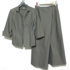 【新品未使用】HIROKO KOSHINO セットアップ　ミディアムグレー 新品未使用】HIROKO KOSHINO セットアップ ミディアムグレー 2025年