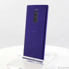 中古品〕 Xperia 1 64GB パープル 802SO SoftBank【344】 - メルカリ