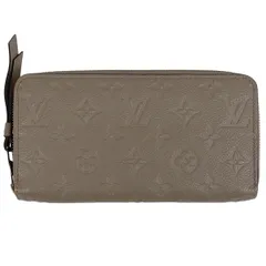 ルイ・ヴィトン Louis Vuitton ジッピー ウォレット 札入れ 小銭入れ ラウンドファスナー ラウンドジップ 長財布 モノグラムアンプラント トゥルトレール(グレージュ) M69034 レディース 【中古】