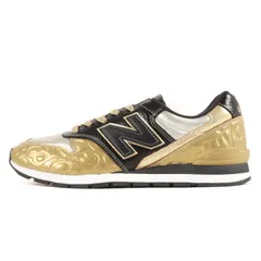 新品 NEW BALANCE ニューバランス サイズ:27.0cm 996足限定 20AW FRANCK MULLER CM996FMG フランクミュラー ローカット ランニング レザー スニーカー ゴールド ブラック US9 コラボ シューズ 靴のサムネイル