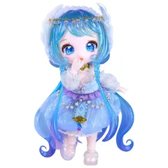 【人気商品】ICY Fortune Days 13cm bjd 人形 - アニメスタイルの人形セット、ギフト、装飾、DIY エクササイズ、コレクションに最適、女の子の人形 8+(Aquarius)