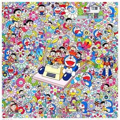 Takashi Murakami Doraemon: Fujiko F. Fujio and the Time Machine! ED300 Zingaro Kaikaikiki Print Silkscreen Artwork Unopened