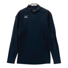 サイズ：M MIZUNO GOLF ミズノゴルフ  ハイネック 長袖インナーTシャツ  ブラック系 [240101223428]# ゴルフウェア レディース ストスト