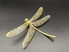 銅製置物 蜻蛉 トンボ 勝虫 雨宮宗作 関節可動 金工品 茶道具 - メルカリ