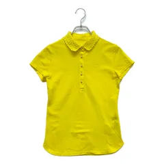 中古 レディース キャロウェイ Callaway 半袖ポロシャツ S 黄色 イエロー